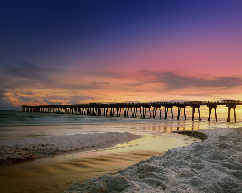 End Your Day with a Stunning Panama City Beach Sunset